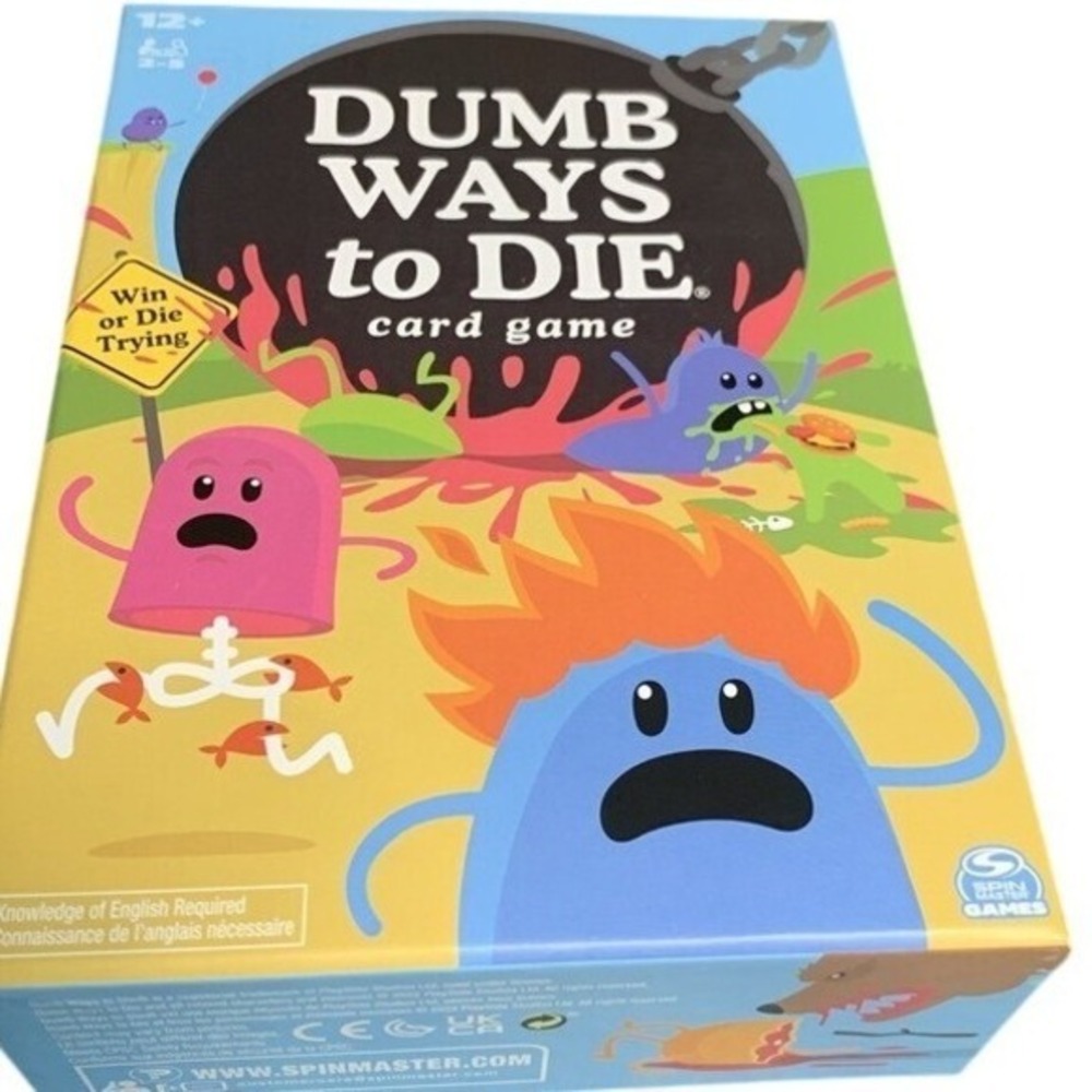 Spin Master Dumb Ways‎ to Die Card Game 2022 Strategy Party Game 2-5 Players 12+